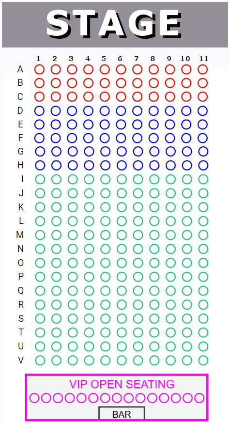 Pioneer Theater Seating Chart